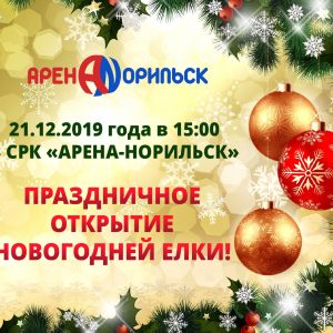 21.12.2019 в 15:00 торжественное открытие Новогодней ёлки